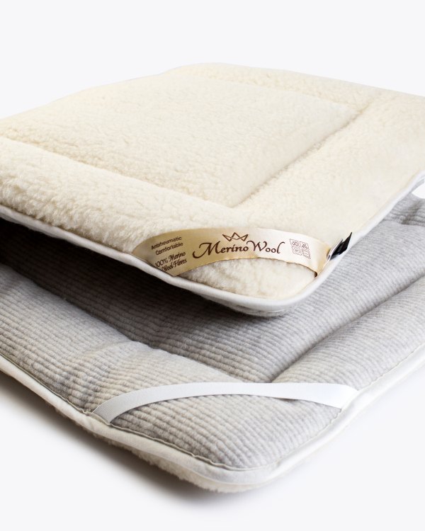 MERINO PURE WOOL  BED COVER Wool Mattress Topper Super King 80/210cm  ( CAR BED SHAPE  )