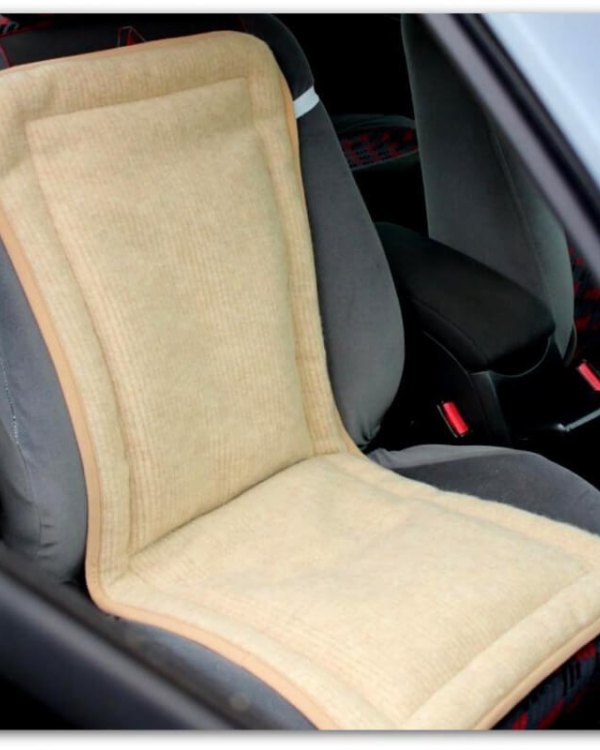 Two Merino Wool Car / Chair Seat Covers / Warming Seat Covers NEW