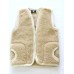 BEIGE Childrens Merino Wool Vest Natural BABY Junior Body Warmer Vest Waistcoat
