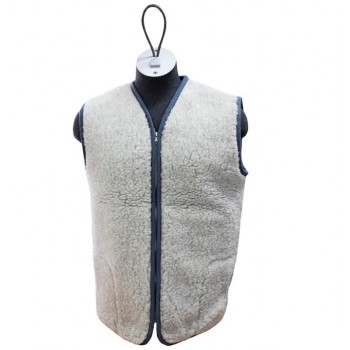 GREY Merino Wool Vest Natural Body Warmer Vest Waistcoat ALL SIZES