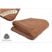 Natural Merino Wool Blanket Camel Wool Throw  Sofa Cover Bed Cover  Brown fleece