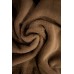 Natural Merino Wool Blanket Camel Wool Throw  Sofa Cover Bed Cover  Brown fleece