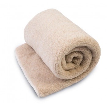Merino Wool Blanket Bed Throw Sofa Pad Natural & Warm 