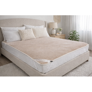Natural Merino Wool Perugiano Wool Topper / Bed Sheet / Under blanket / Mattress Topper / Bed Pad / All Sizes : SINGLE , DOUBLE , KING Natural Merino Wool Perugiano Wool Topper / Bed Sheet / Under blanket / Mattress Topper / Bed Pad / All Sizes : SINGLE , DOUBLE , KING