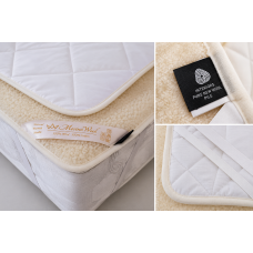 NATURAL AUSTRALIAN MERINO PURE WOOL UNDERBLANKET BED COVER  Mattress Topper King 160/200cm 