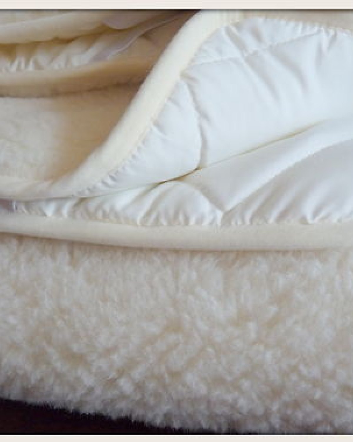 NATURAL AUSTRALIAN MERINO PURE WOOL UNDER BLANKET BED COVER  Mattress Topper Double 140/200cm 