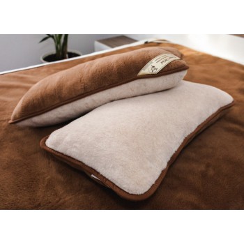 Natural  Merino Wool Standard Pillow Camel  (1pcs) 45/75cm 