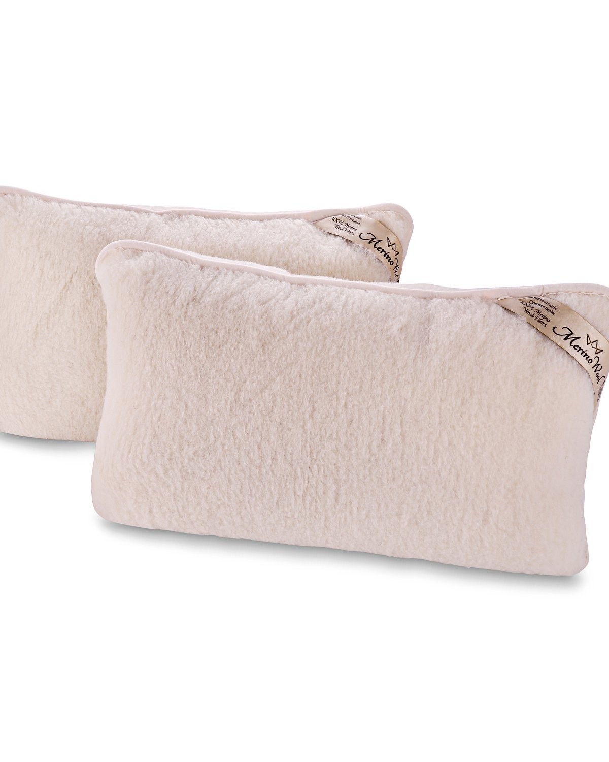 Lambswool Merino Wool Pillow Case / Pillow Cover 45 x 75 cm (2pcs)