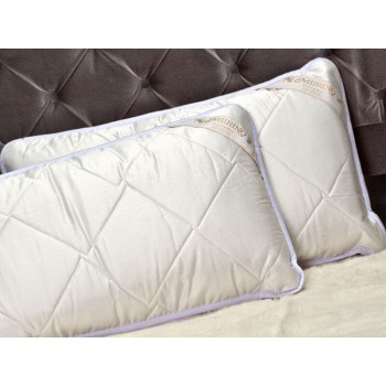 Pack of 2 Classic Merino Wool Pillows 45 x 75 cm + Removable Cotton Zipped Cover 19" x 29"  Hypoallergenic