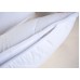 Pack of 2 Grey Merino Wool Pillows 45 x 75 cm + Removable Cotton Zipped Cover 19" x 29"  Hypoallergenic