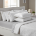 Pack of 2 Classic Merino Wool Pillow 45 x 75 cm + Removable Cotton Zipped Cover 19" x 29"  Hypoallergenic