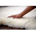 ECRU / WHITE Genuine Sheepskin Throw Fur Rug Natural Car / Chair Seat Covers Sofa Pad Bed