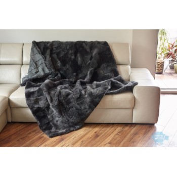 Toscana fur Merino Wool Blanket Wool Throw double size 160/200cm 