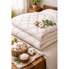  Pure 100% COTTON Duvet With Cotton Cover & Filling 4 tog